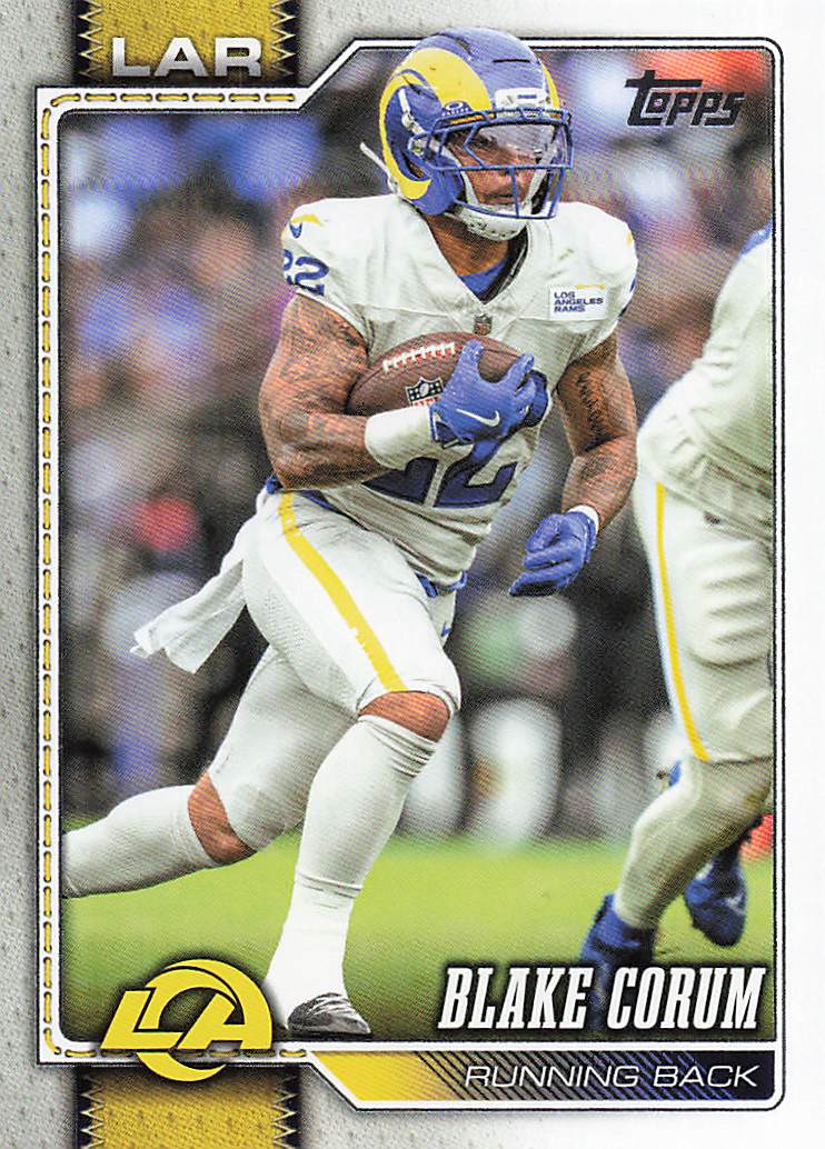 2026 Topps Flagship Football Blake Corum #234