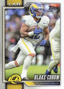 2026 Topps Flagship Football Blake Corum #234