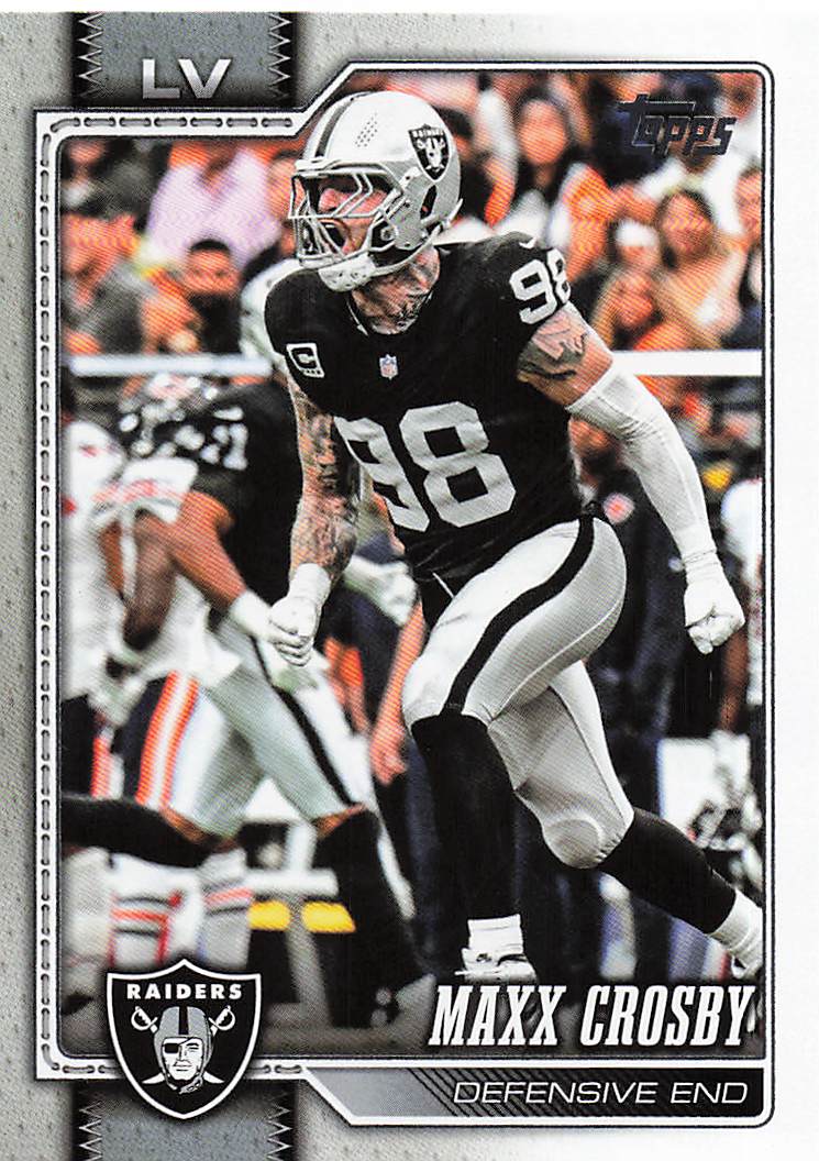 2026 Topps Flagship Football Maxx Crosby #122