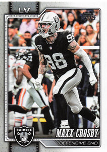 2026 Topps Flagship Football Maxx Crosby #122