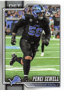 2026 Topps Flagship Football Penei Sewell #222