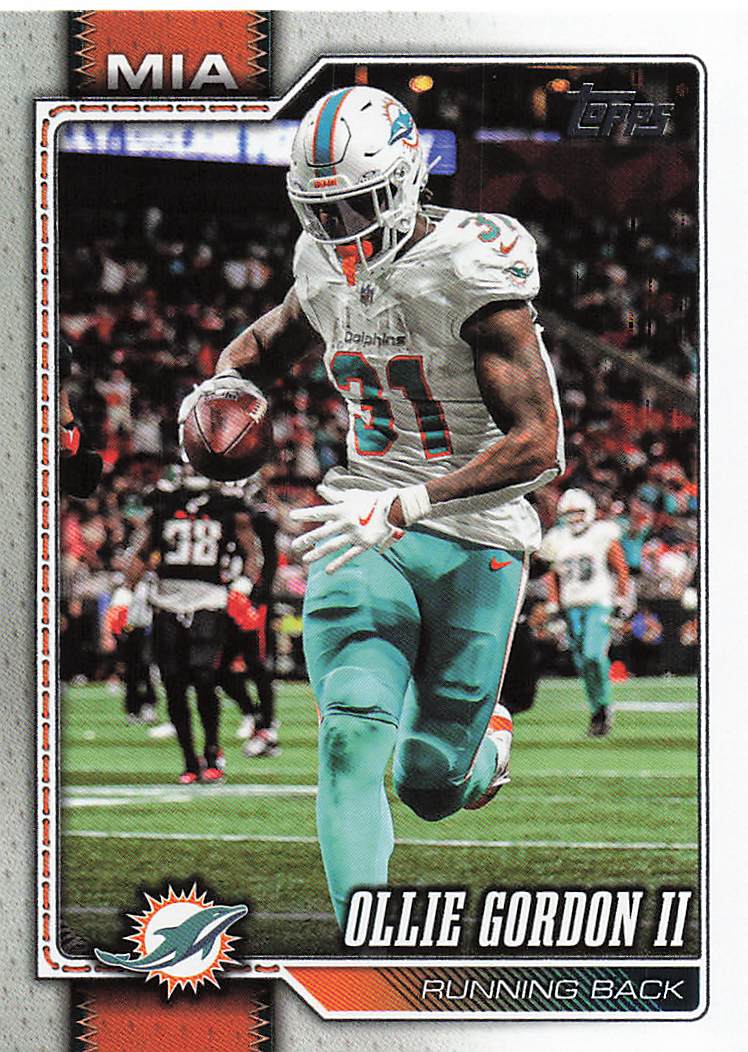2026 Topps Flagship Football Ollie Gordon II #124