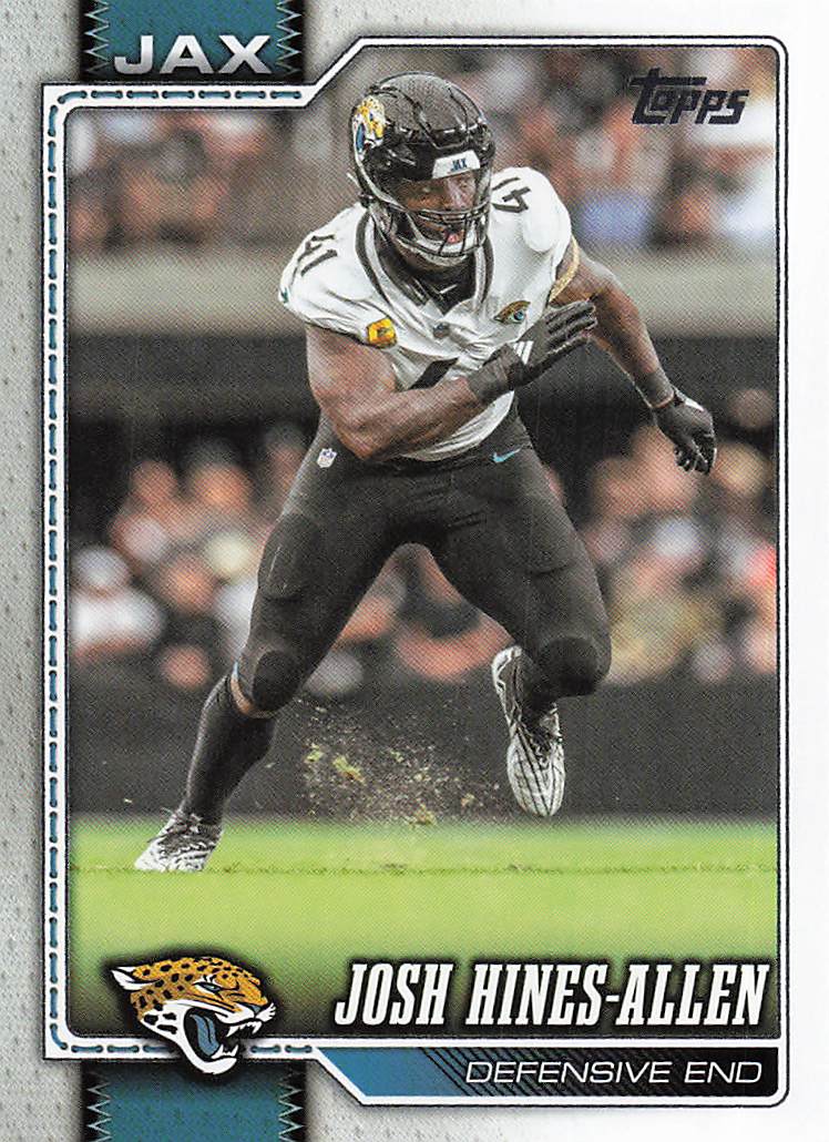 2026 Topps Flagship Football Josh Hines-Allen #95