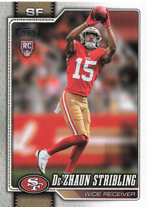 2026 Topps Flagship Football De’Zhaun Stribling #336 RC