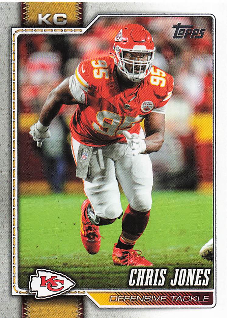 2026 Topps Flagship Football Chris Jones #102