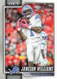 2026 Topps Flagship Football Jameson Williams #67