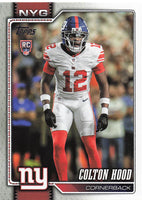 2026 Topps Flagship Football Colton Hood #381 RC