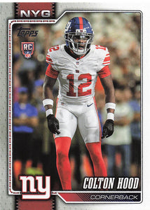 2026 Topps Flagship Football Colton Hood #381 RC