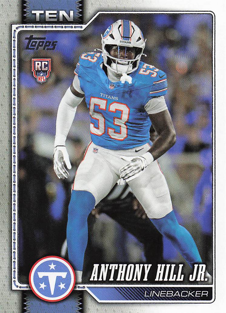 2026 Topps Flagship Football Anthony Hill Jr. #389 RC