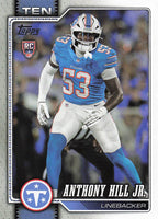 2026 Topps Flagship Football Anthony Hill Jr. #389 RC