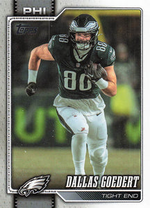 2026 Topps Flagship Football Dallas Goedert #170