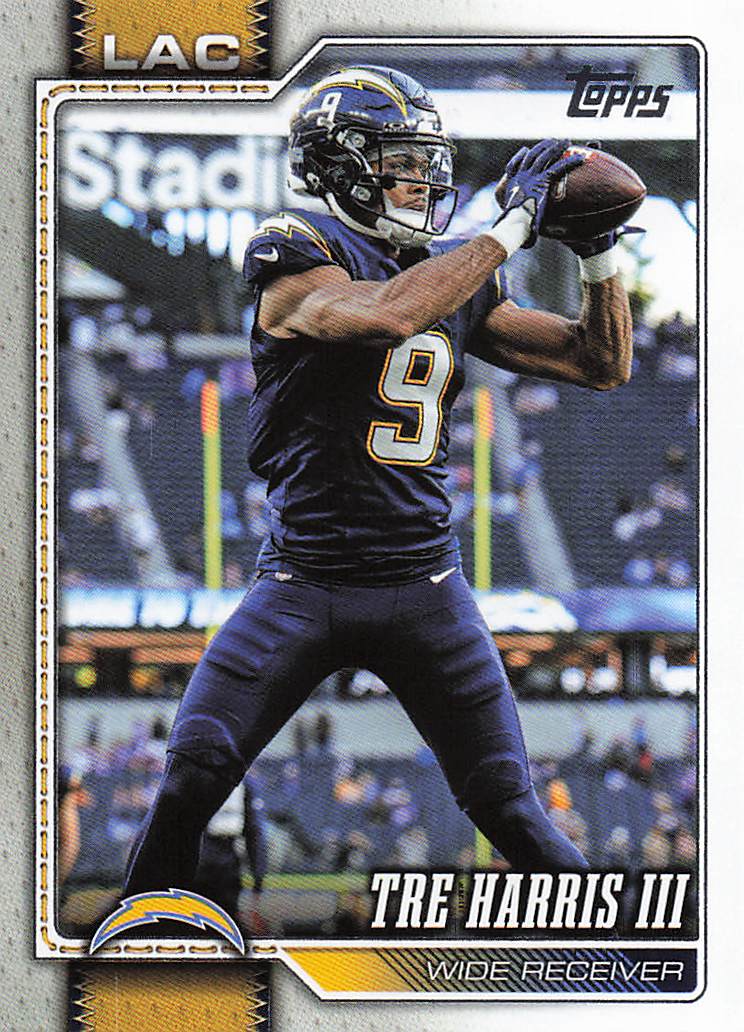 2026 Topps Flagship Football Tre Harris III #106