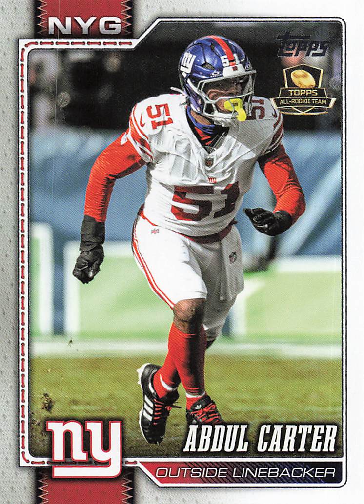 2026 Topps Flagship Football Abdul Carter #150