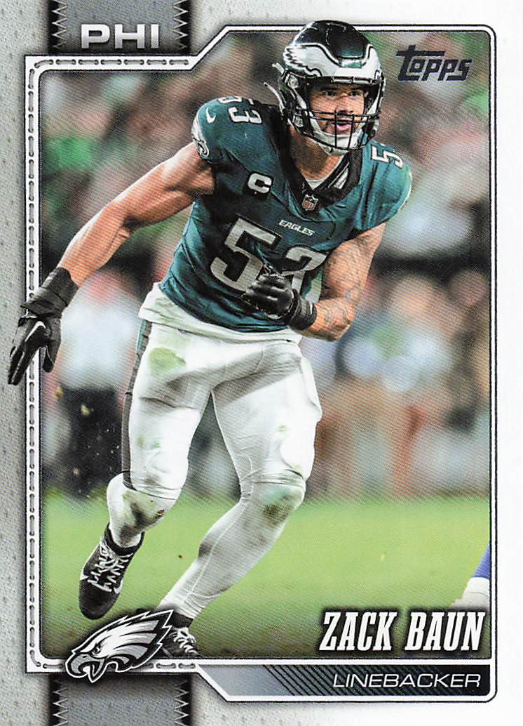 2026 Topps Flagship Football Zack Baun #251