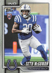 2026 Topps Flagship Football Seth McGowan #388 RC