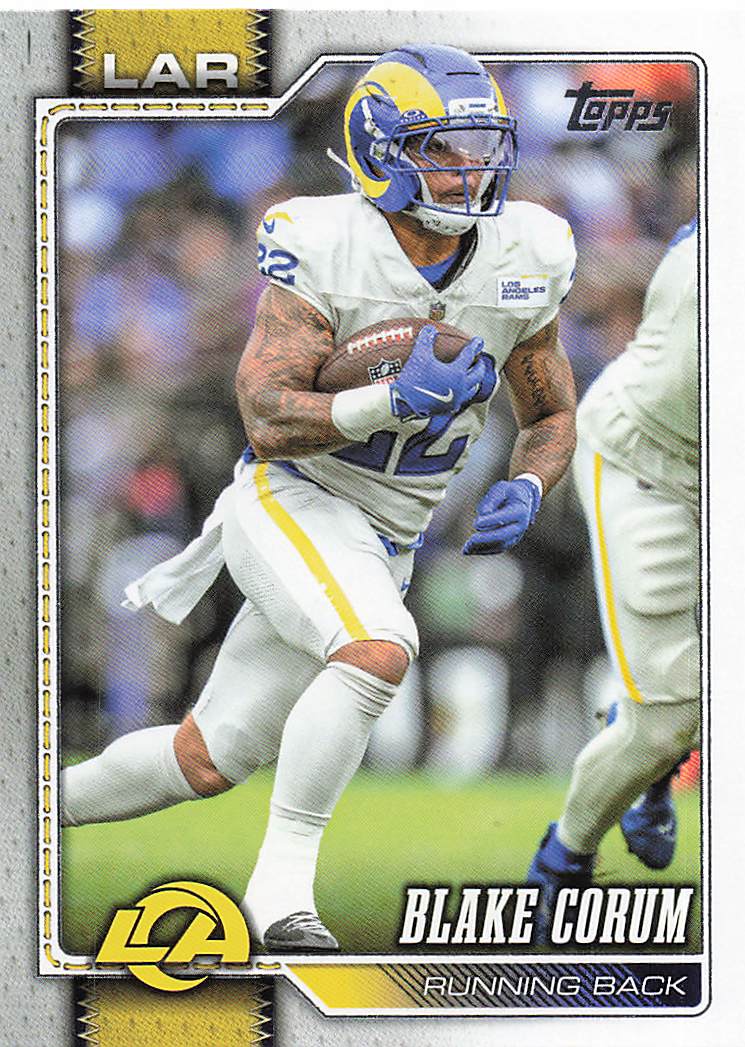 2026 Topps Flagship Football Blake Corum #234