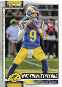 2026 Topps Flagship Football Matthew Stafford #115