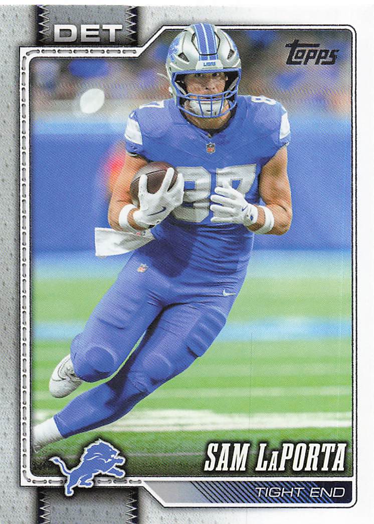 2026 Topps Flagship Football Sam LaPorta #221
