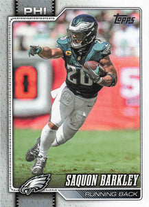 2026 Topps Flagship Football Saquon Barkley #164