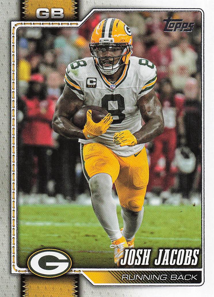 2026 Topps Flagship Football Josh Jacobs #77