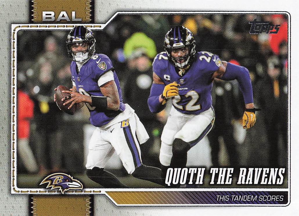 2026 Topps Flagship Football Quoth The Ravens #300