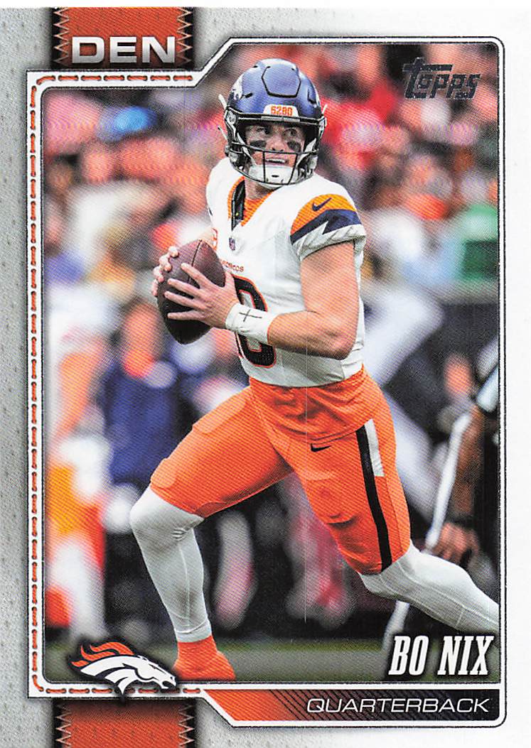 2026 Topps Flagship Football Bo Nix #58