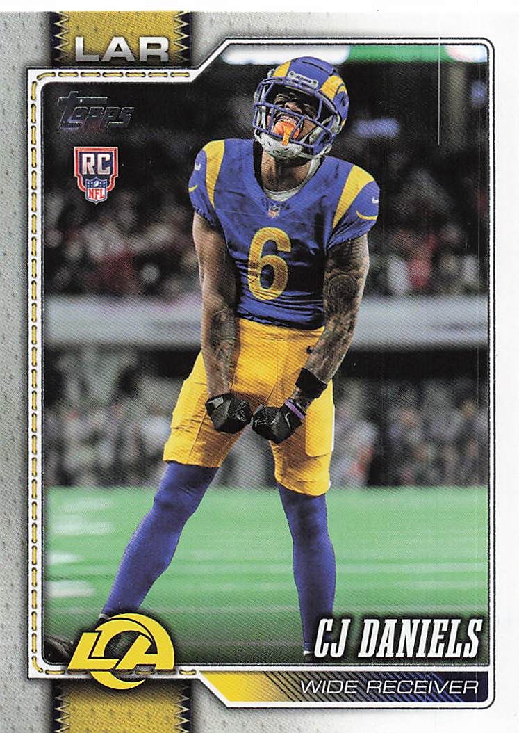 2026 Topps Flagship Football CJ Daniels #391 RC