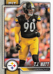 2026 Topps Flagship Football T.J. Watt #254