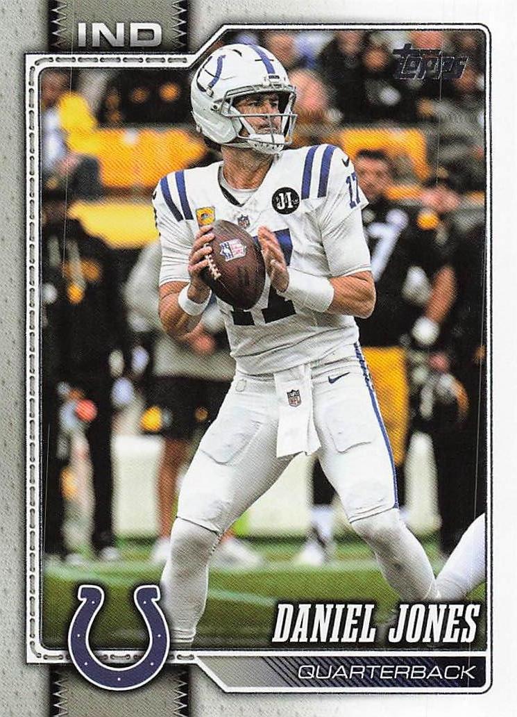 2026 Topps Flagship Football Daniel Jones #89