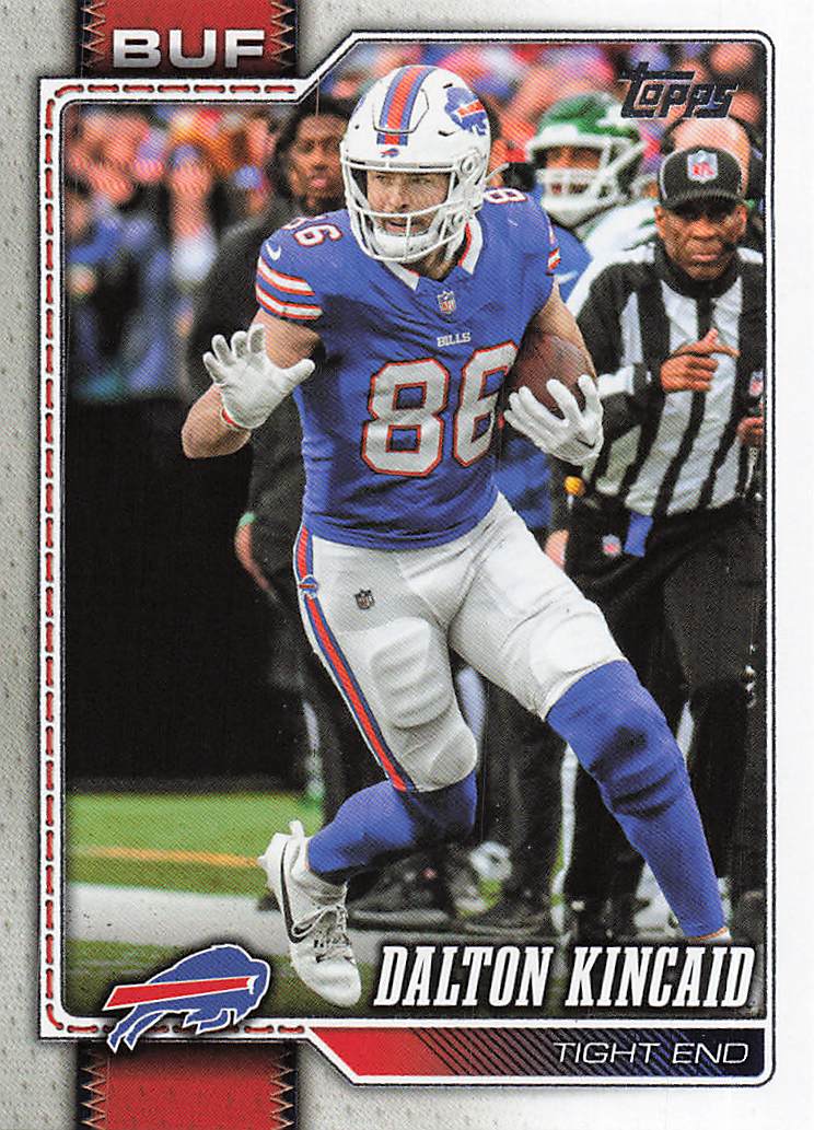 2026 Topps Flagship Football Dalton Kincaid #24