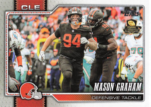 2026 Topps Flagship Football Mason Graham #50