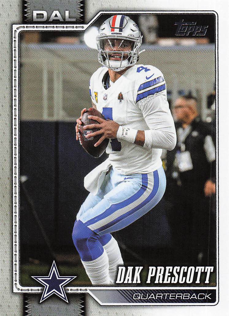 2026 Topps Flagship Football Dak Prescott #53