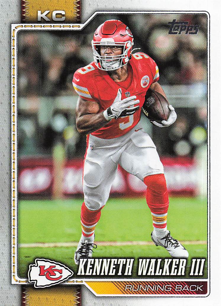 2026 Topps Flagship Football Kenneth Walker III #180