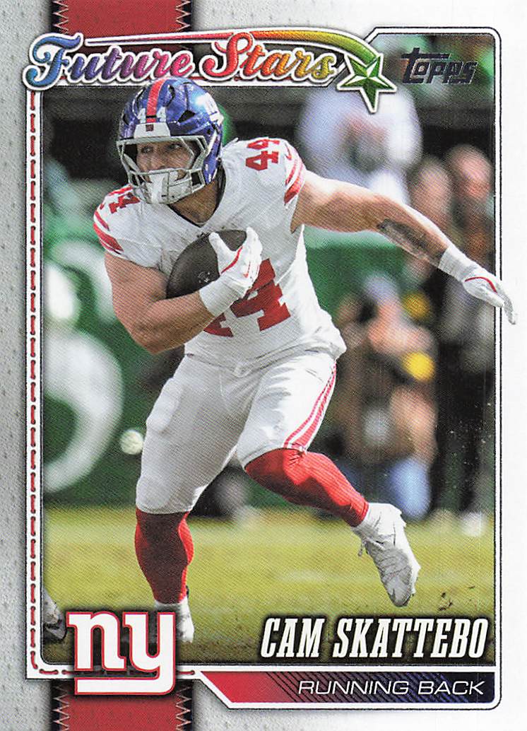 2026 Topps Flagship Football Cam Skattebo #268