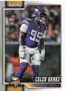2026 Topps Flagship Football Caleb Banks #384 RC