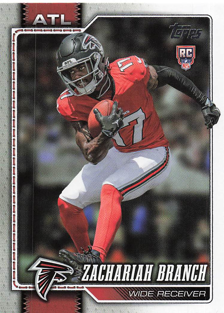 2026 Topps Flagship Football Zachariah Branch #397 RC