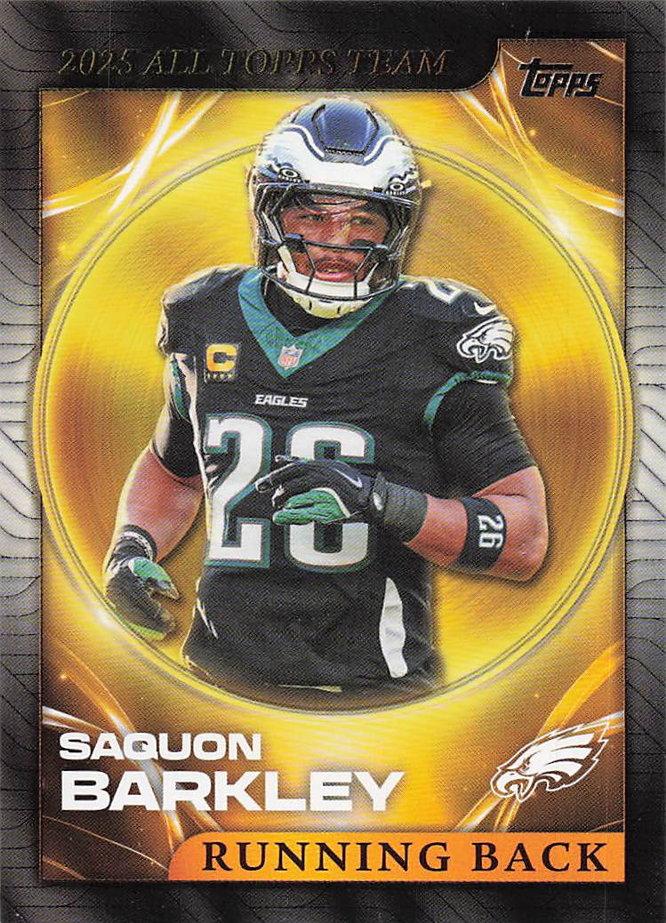 2026 Topps Flagship Football 2025 All Topps Team Saquon Barkley #25ATT-19