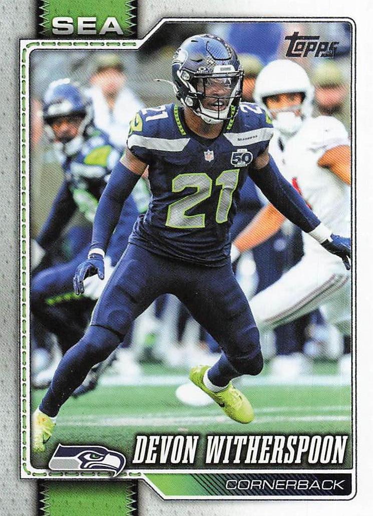 2026 Topps Flagship Football Devon Witherspoon #179