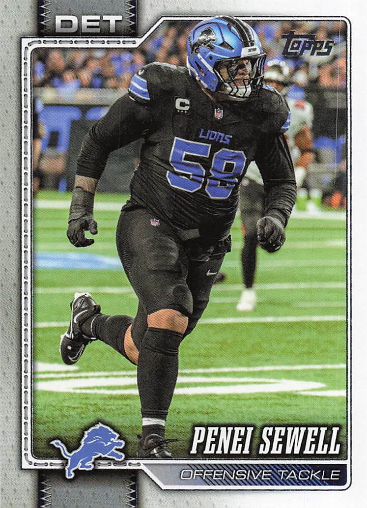 2026 Topps Flagship Football Penei Sewell #222