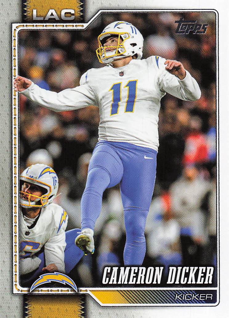 2026 Topps Flagship Football Cameron Dicker #112