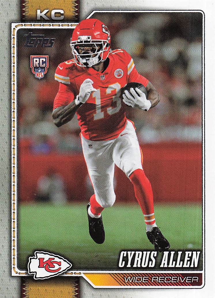 2026 Topps Flagship Football Cyrus Allen #382 RC