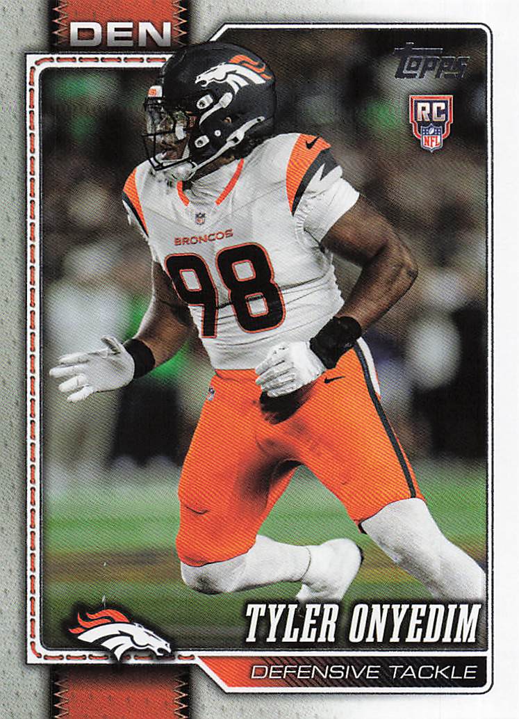 2026 Topps Flagship Football Tyler Onyedim #361 RC