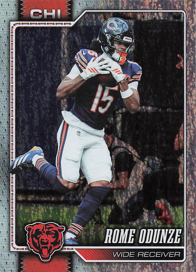 2026 Topps Flagship Football Holo Foil Rome Odunze #32