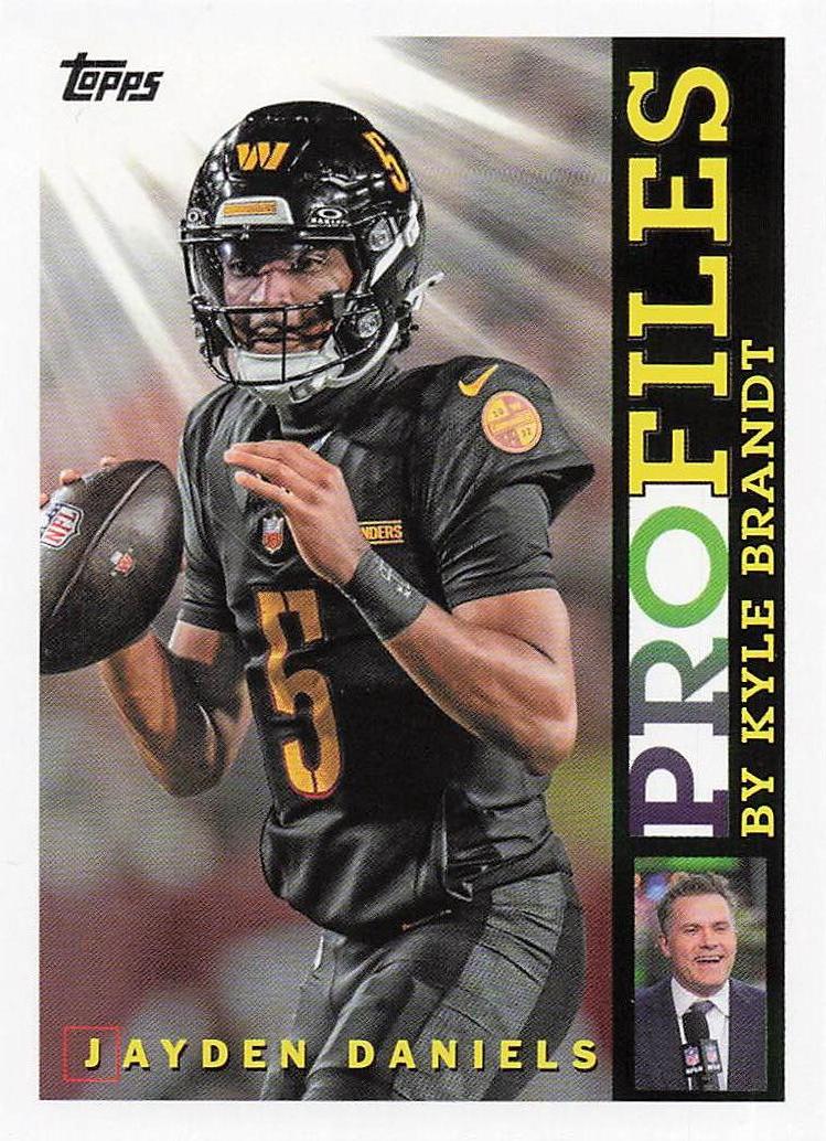 2026 Topps Flagship Football Topps Profiles Jayden Daniels #TP-18