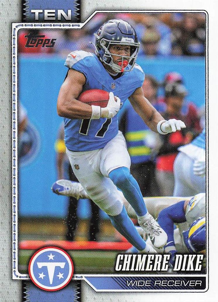 2026 Topps Flagship Football Chimere Dike #192