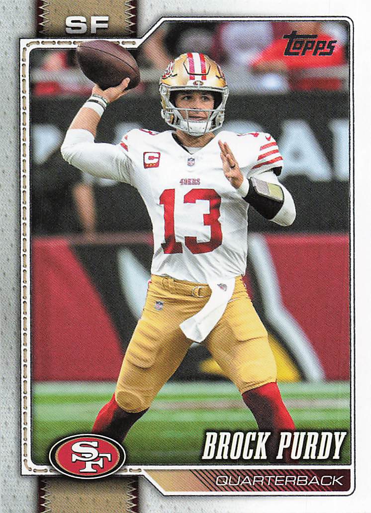 2026 Topps Flagship Football Brock Purdy #185