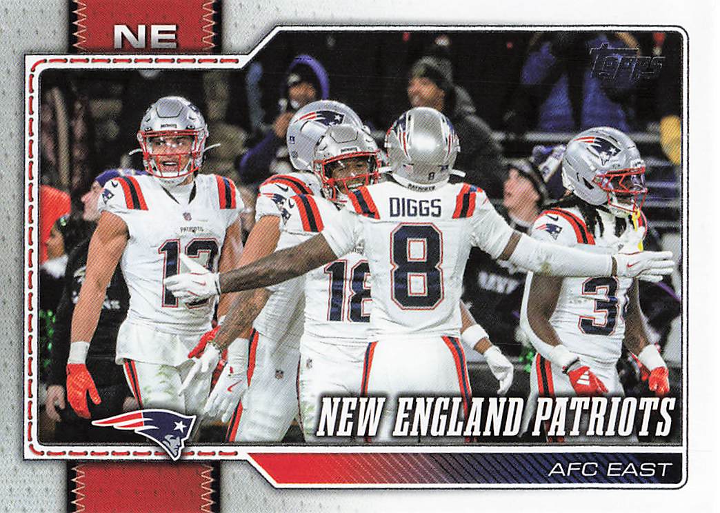 2026 Topps Flagship Football New England Patriots #278