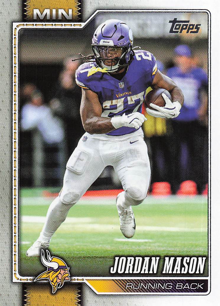 2026 Topps Flagship Football Jordan Mason #130