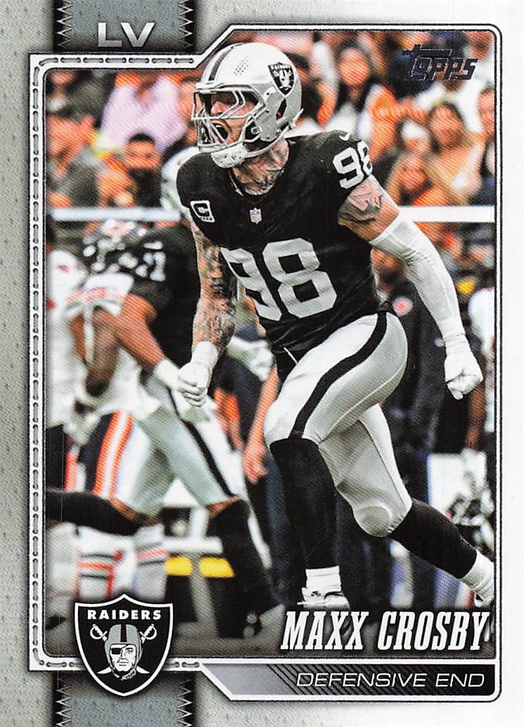 2026 Topps Flagship Football Maxx Crosby #122