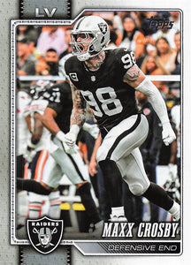 2026 Topps Flagship Football Maxx Crosby #122